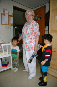 Molly Holt in 2005, when AntonYong Piu was still in care at Ilsan.
