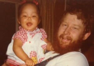 Jean with her dad.