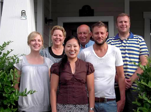 Kim Fenneman with her family.