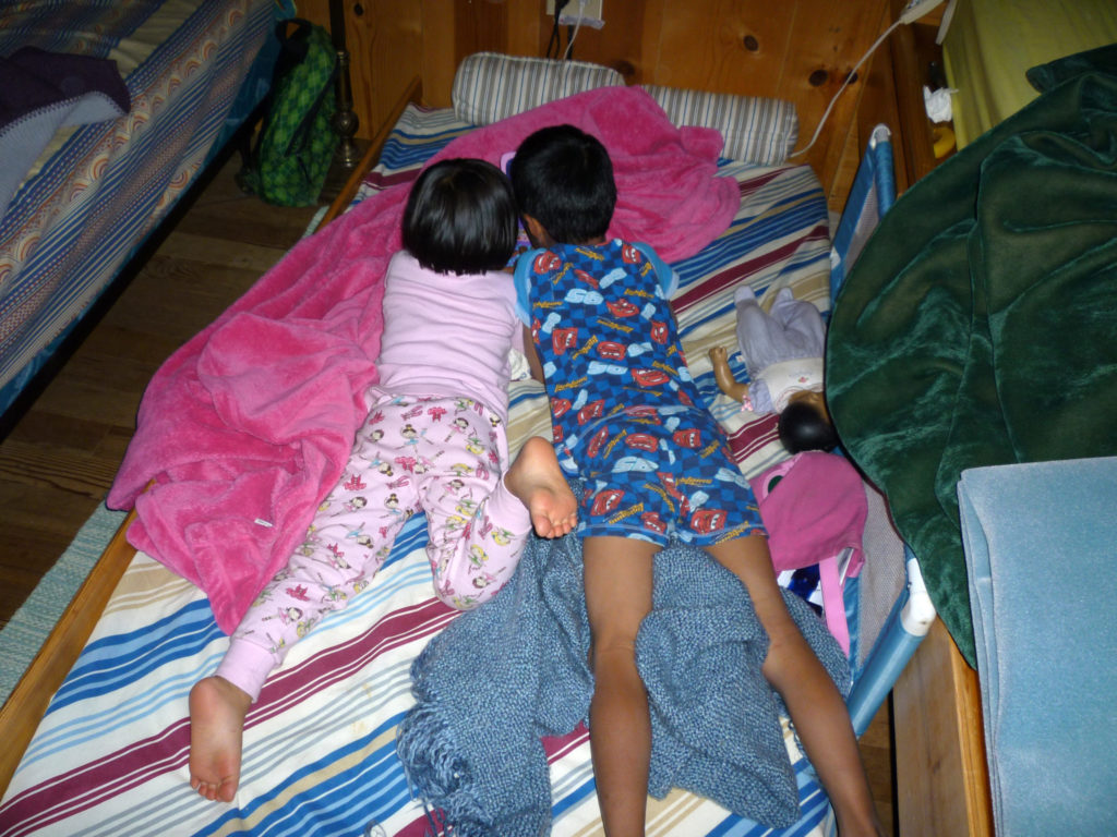 Children in jammies sumer 2010_edited