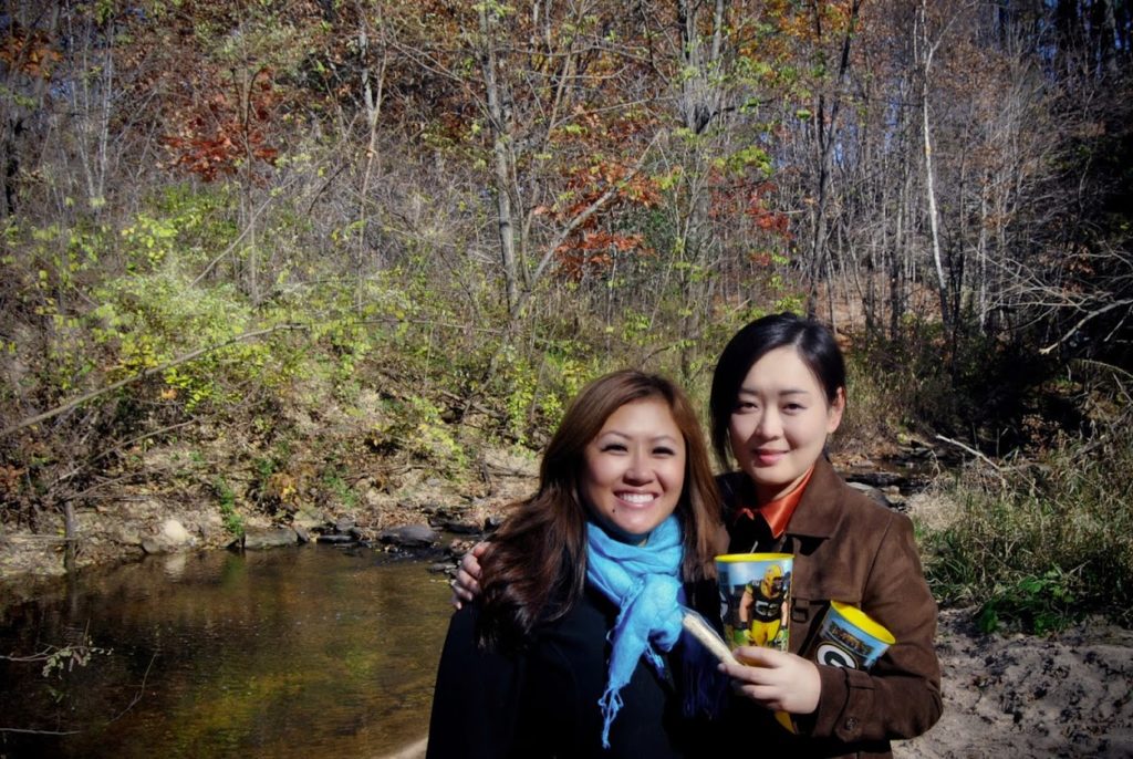 A recent photo of Michelle and Hun Jeong.