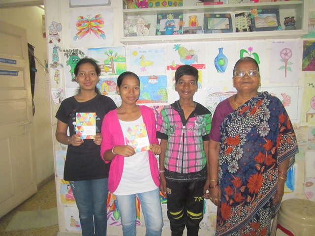 Children with their grand mother's sister