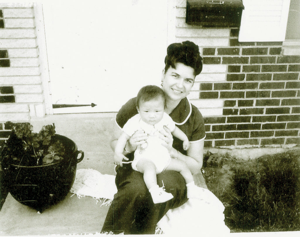 When Louise adopted Shawn from Korea in 1971, international adoption was still uncommon enough to be newsworthy. After grieving the loss of their son, Louise and her husband became foster parents, host parents and sponsors to Noppanai, pictured at far right.