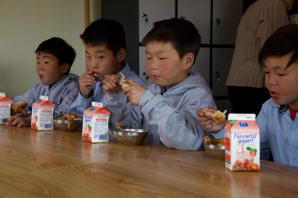 For many children in this community, lunch at the Red Stone School is the only hot meal, and sometimes the only meal, they receive each day.