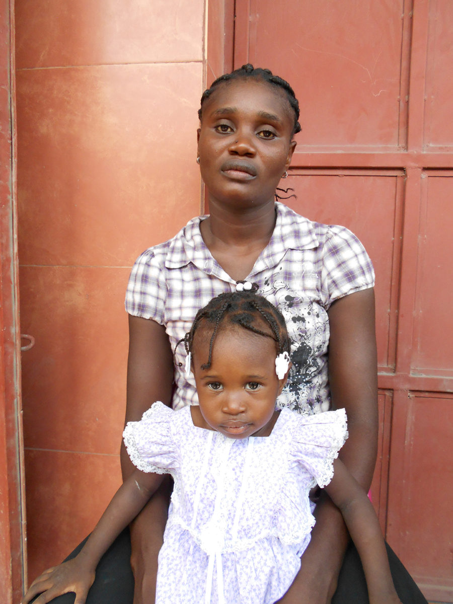 Archelle and Johnise when they first came to the Holt office needing help.
