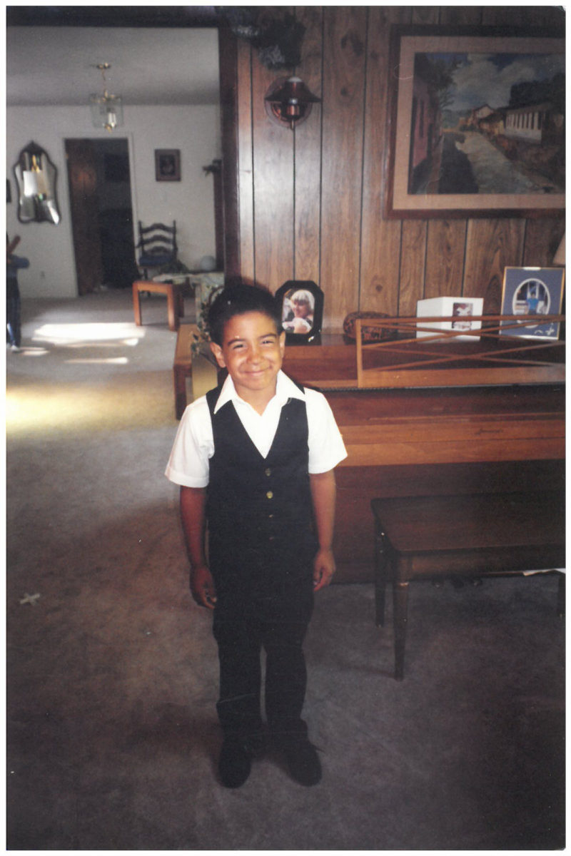 Alex before his kindergarten graduation ceremony.