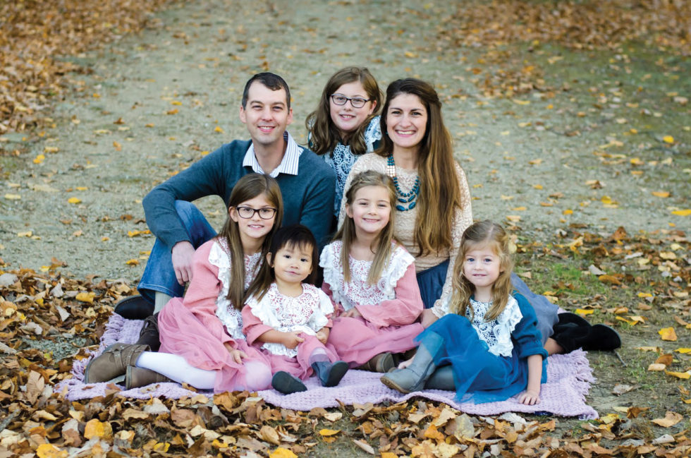 Ruthie bonds with her adoptive family.