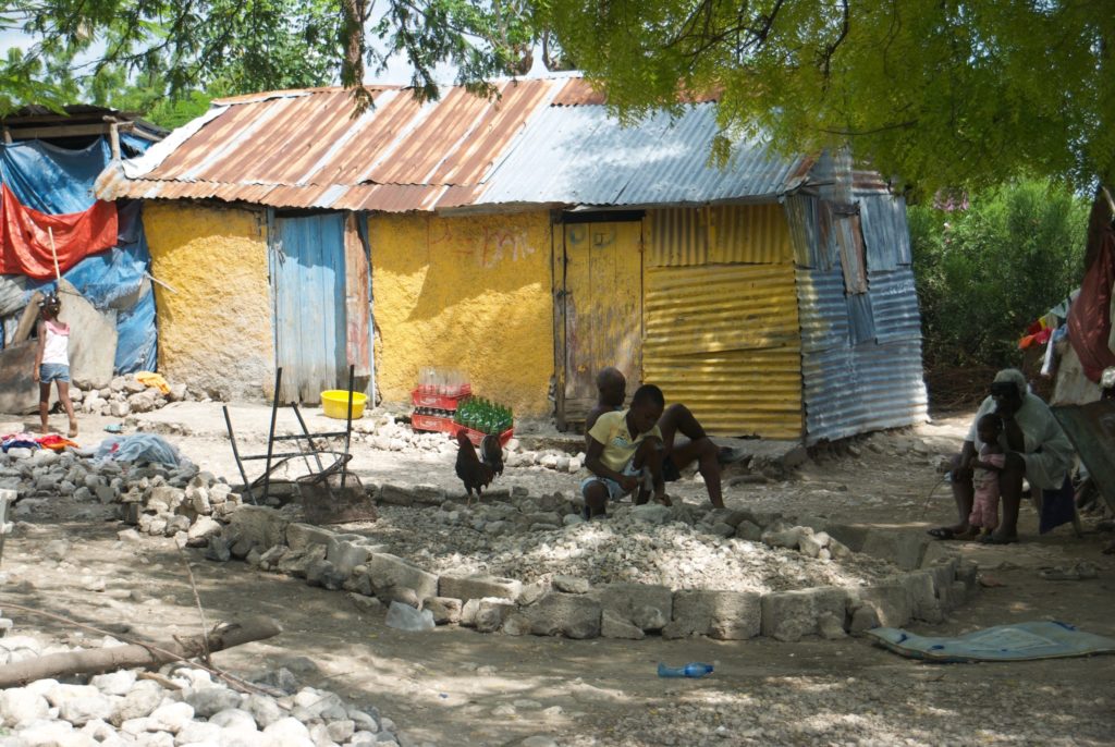 The natural beauty of this community in Haiti stands in sharp contrast to the conditions in which families live. 