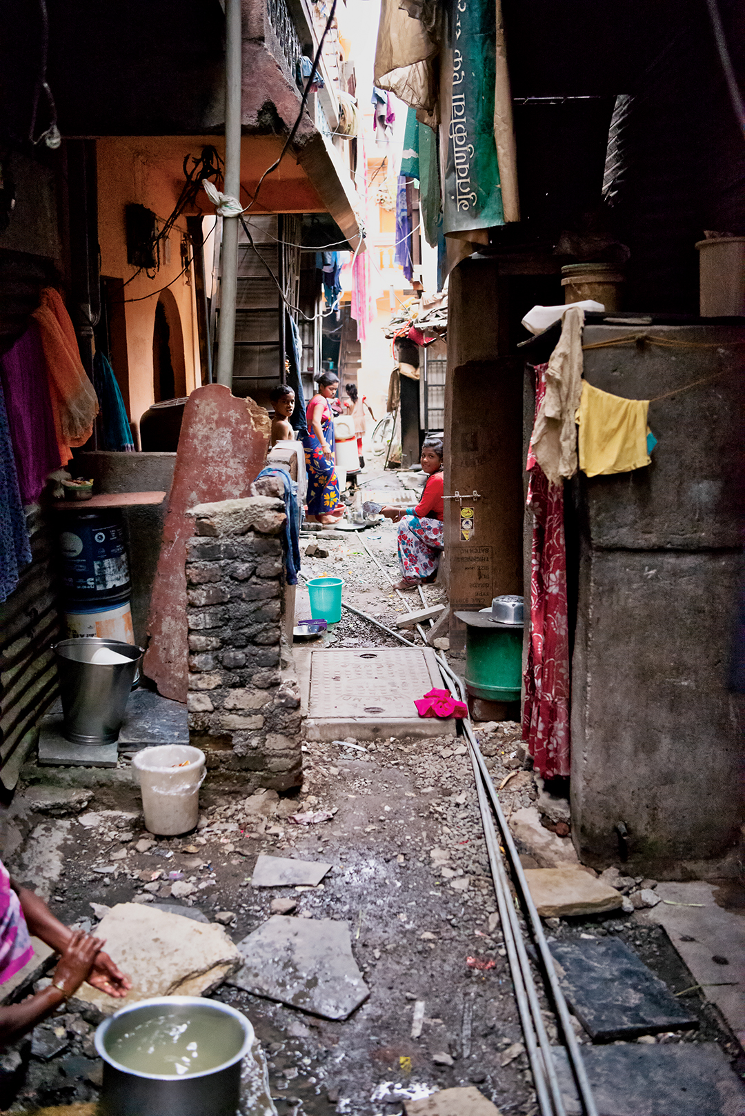 The living conditions for many children living in India.