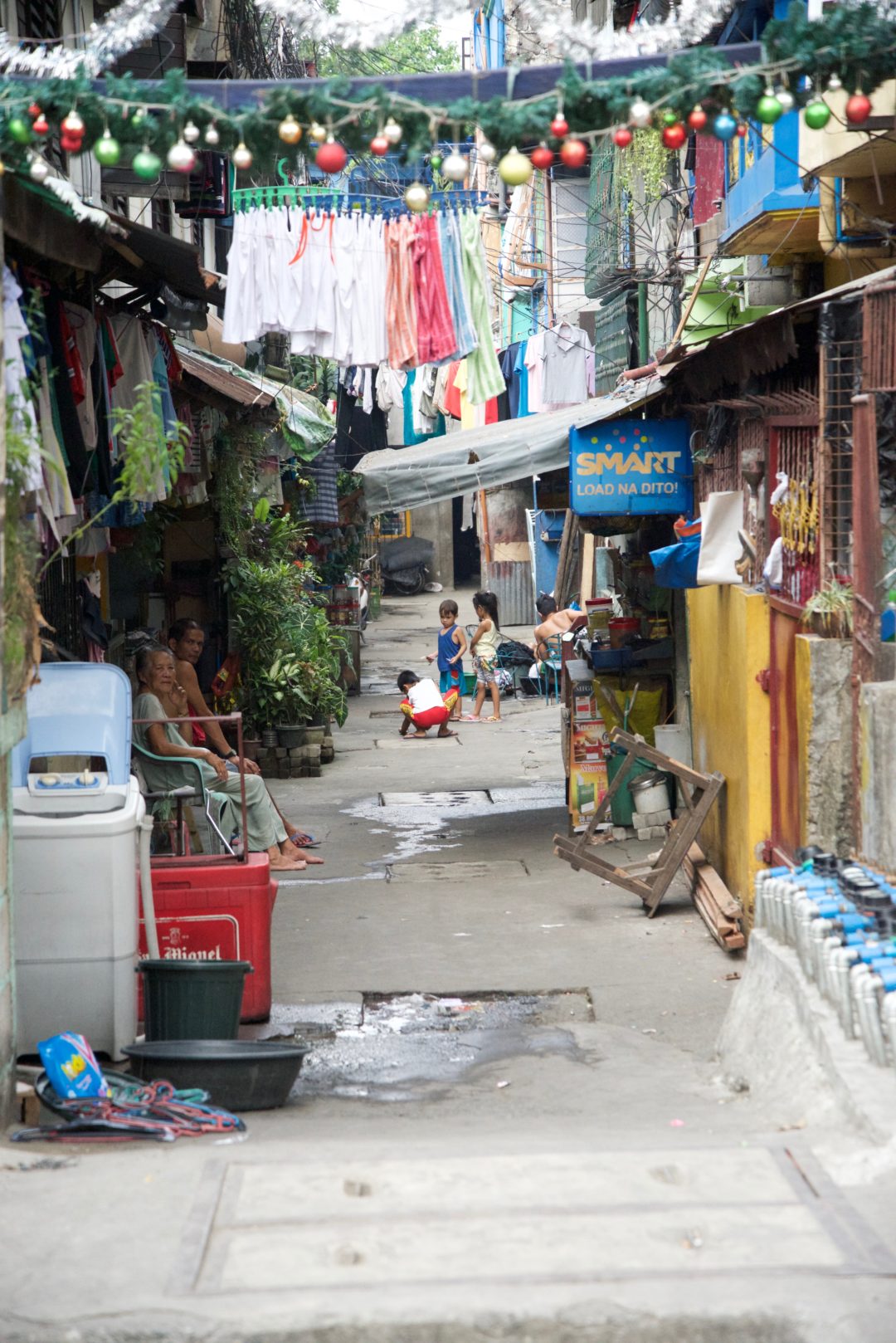 A neighborhood in Manila.