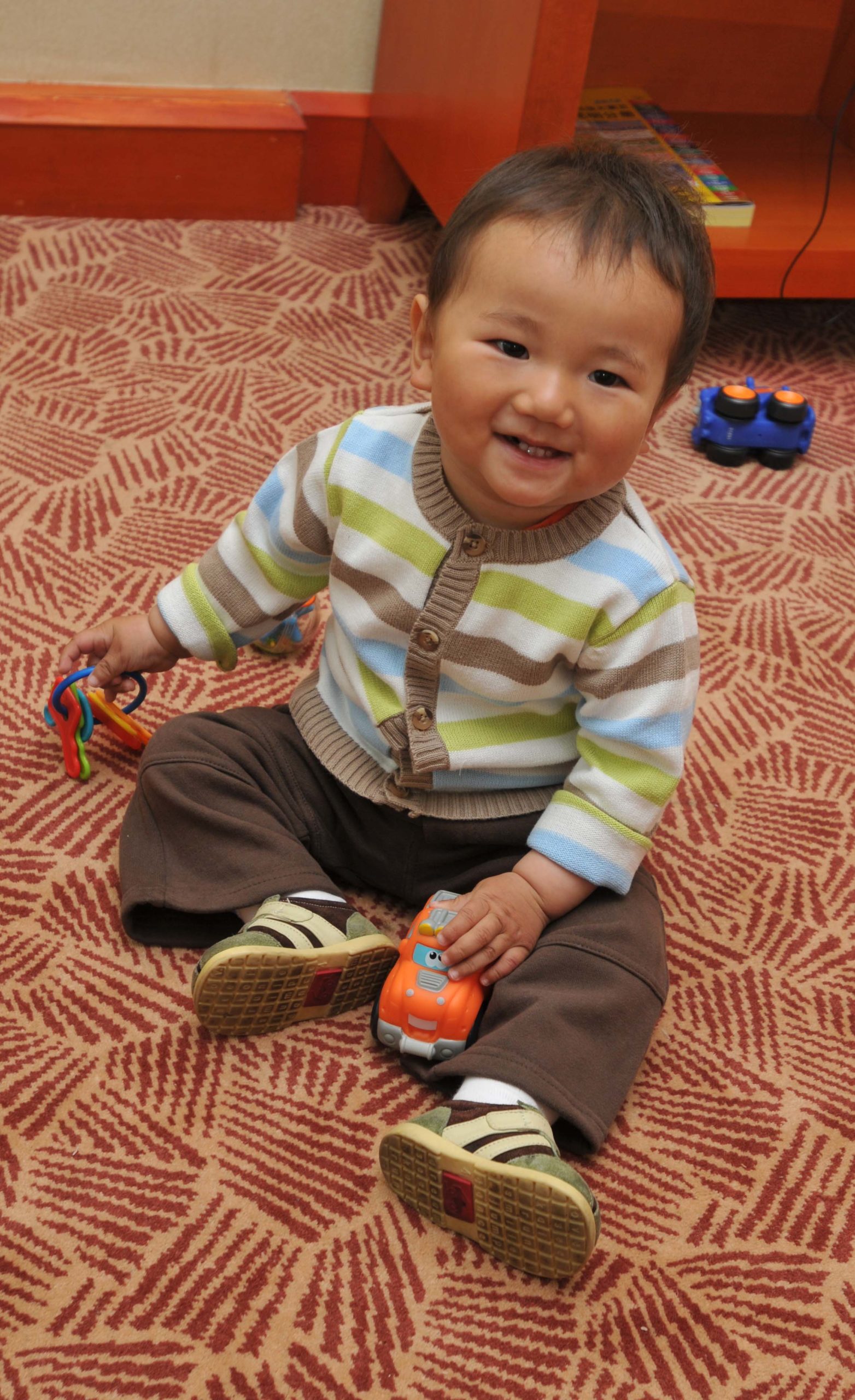 Tristan before receiving heart surgery in China.