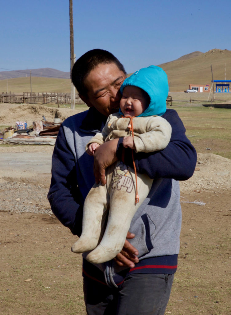 Lhagvajav hopes all of his children will receive an education and become good citizens. That is his dream for them, he says. 