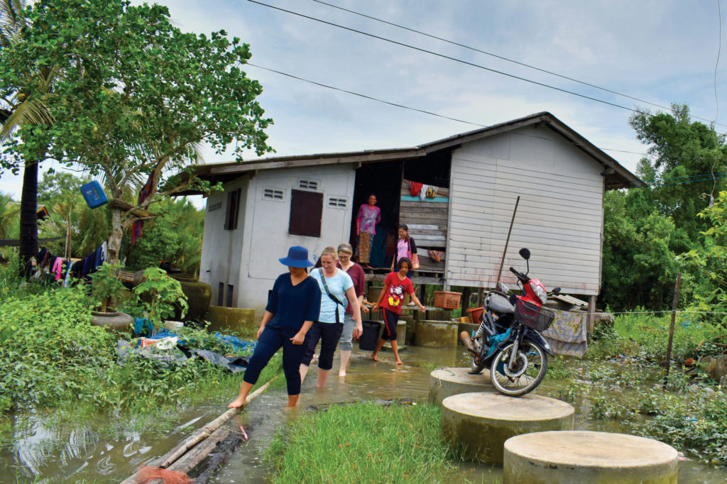 A child and family's home in Thailand