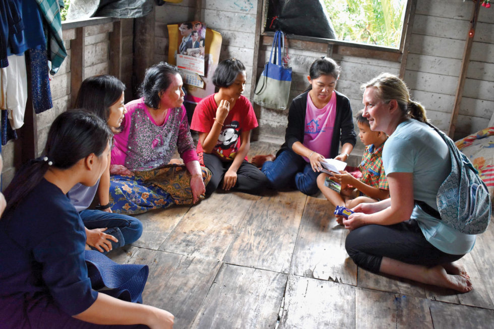 Celeste speaks with Panti's family regarding their greatest needs.