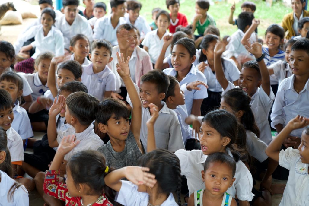 In Kampot, Holt sponsors and donors help over 350 school-age children, and 200 preschool children, go to school. Many of these children are girls who would likely drop out early if not for the uniforms, supplies, books and lunch money their sponsors provide