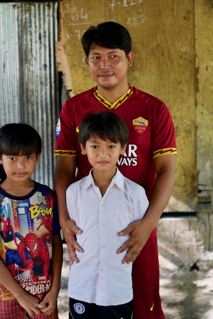 “I want my children to study to grade 12,” Bunthong says, softly like his son. “I don’t want our children to be like us.”