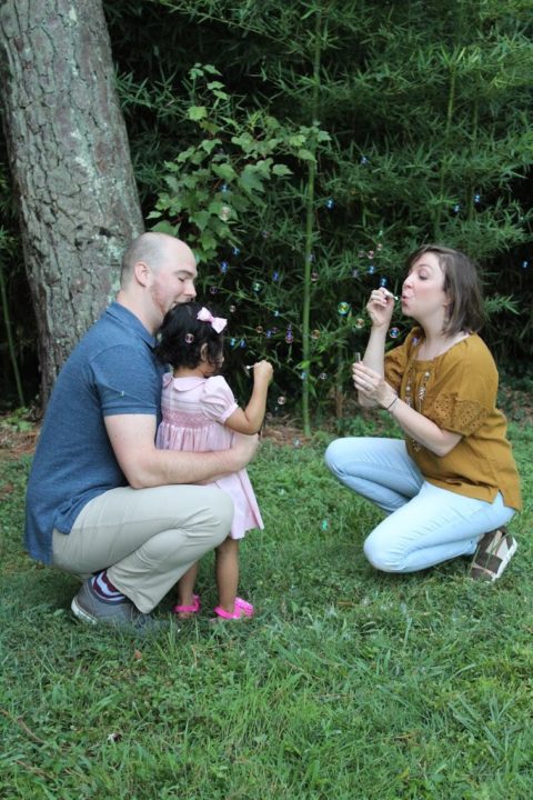 Now home with her family in Georgia, Nam Fon and her parents are building a strong attachment through lots of music, play and comfort while she grieves the loss of her foster family. 