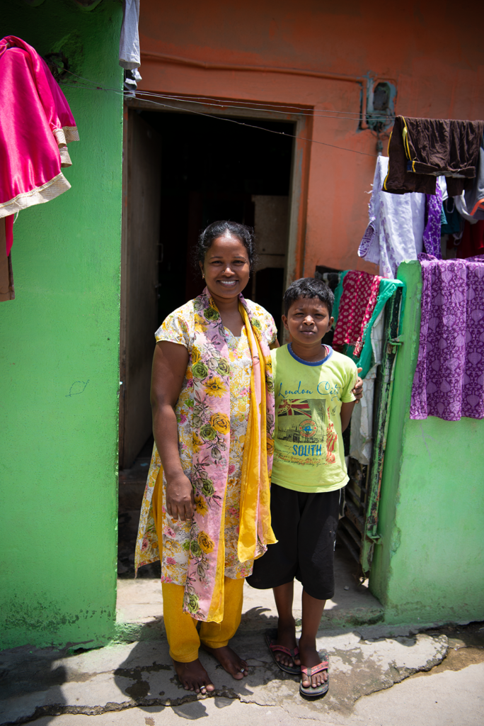 the gift of a sewing machine has helped change Jayanthi's life