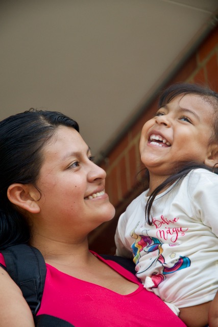Diana is surprised and amazed by the change in her daughter since she started attending the daycare program. 