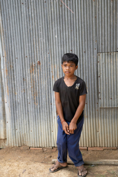 While living in the orphanage, Kea fell ill with a fever that left his legs permanently disabled.