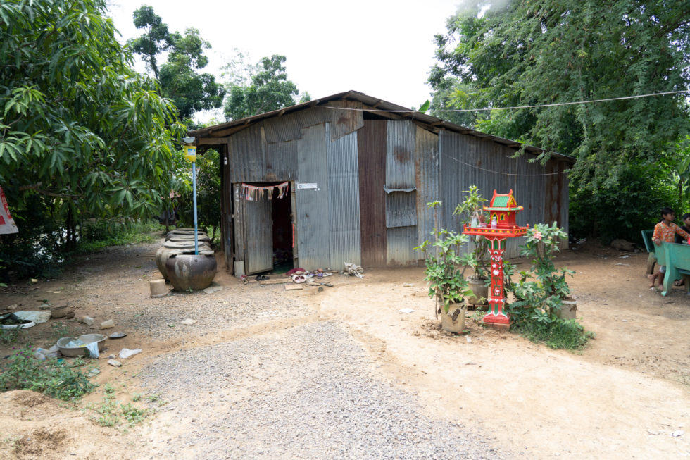 Holt donors helped provide needed renovations on Kea's grandma's house, making is safer for his family to live there. 