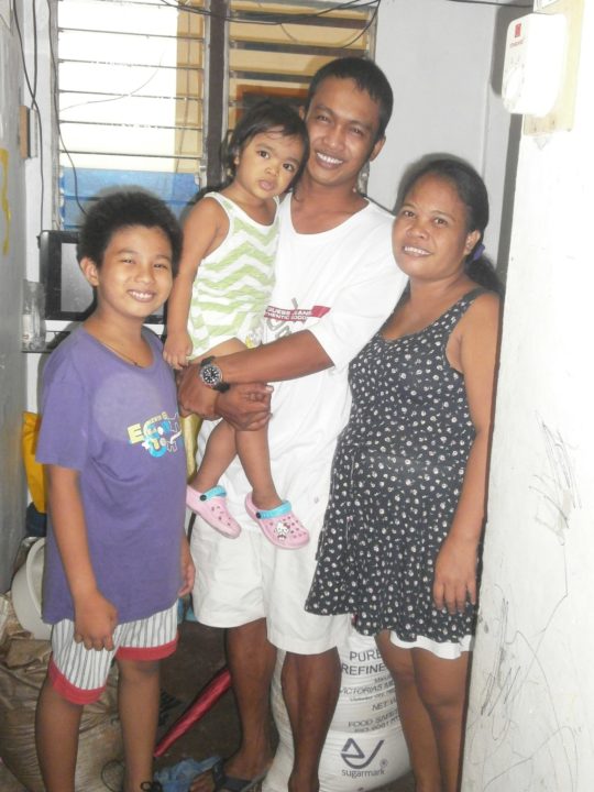 Danilo with his family.