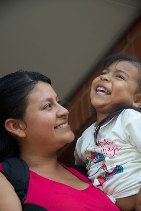 Diana and her daughter, who both attend the program.