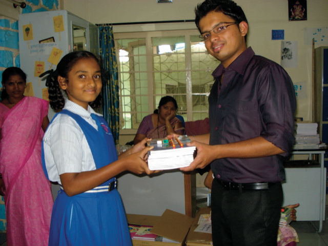 Every year, Kiran’s sponsors supported her education by providing funding for her books, uniform and supplies.