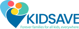 Kidsave logo Forever families for all kids everywhere