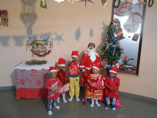 School celebrating Christmas in India