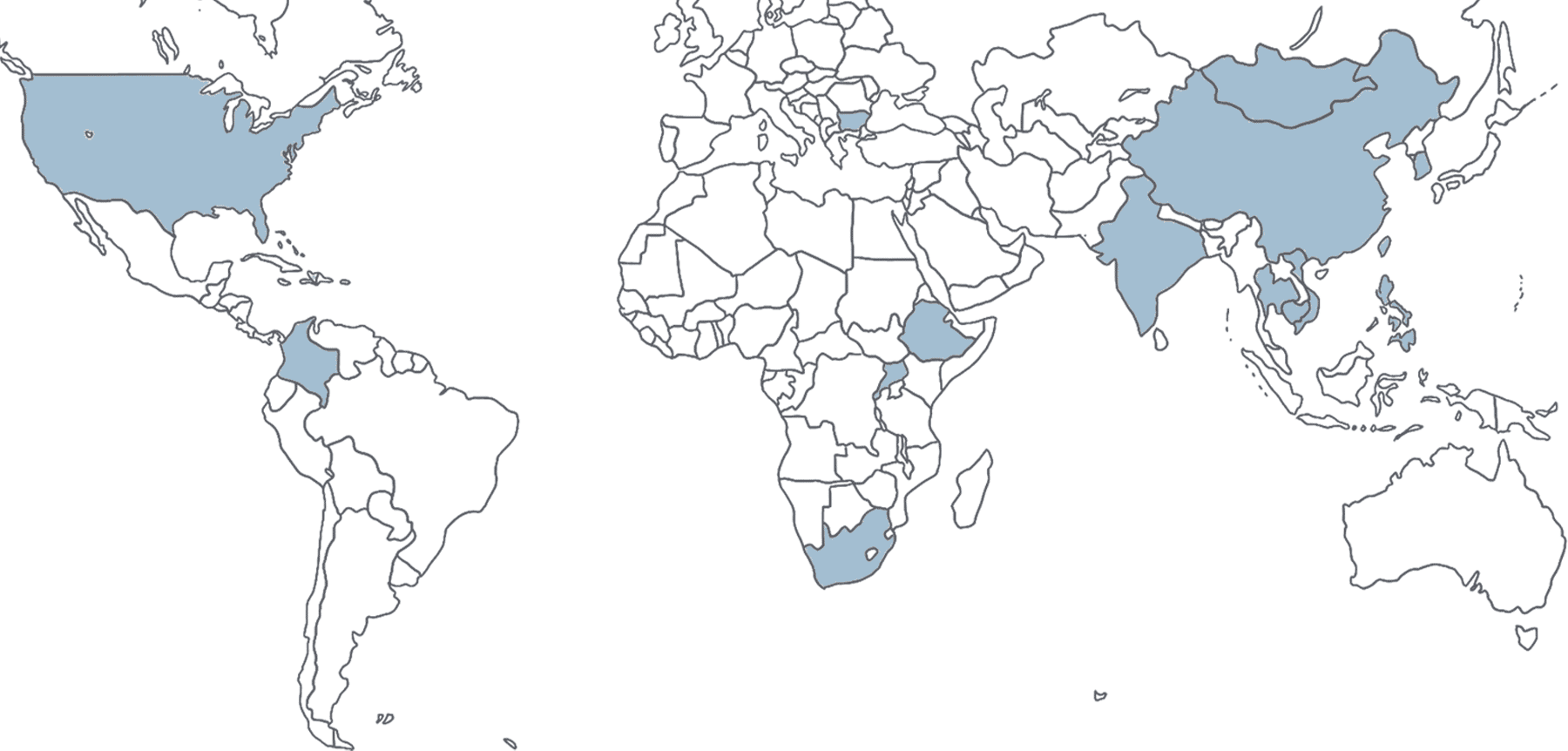 Holt world map