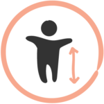 stunting graphic of a child in a circle