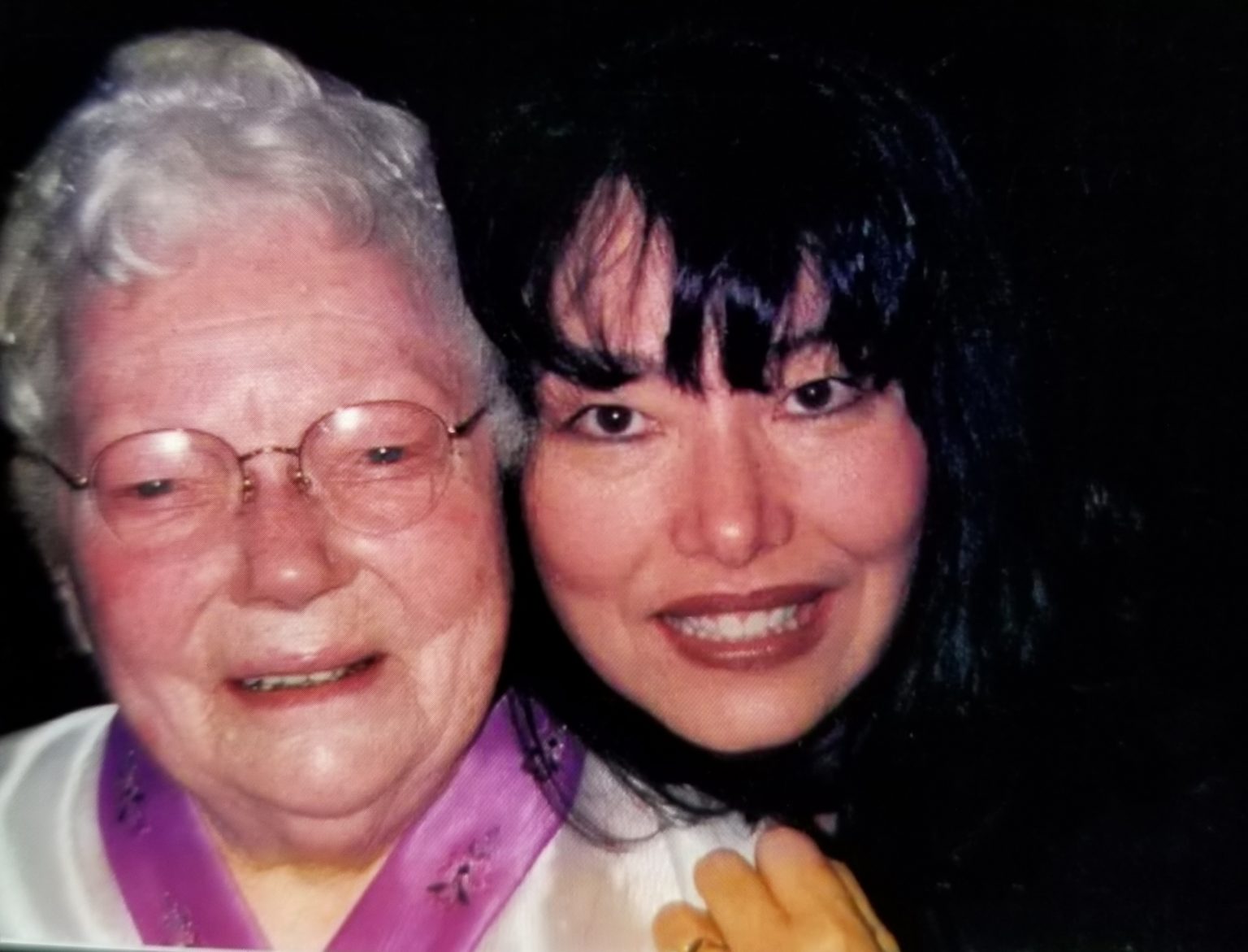 Susan Cox with “Grandma” Bertha Holt.