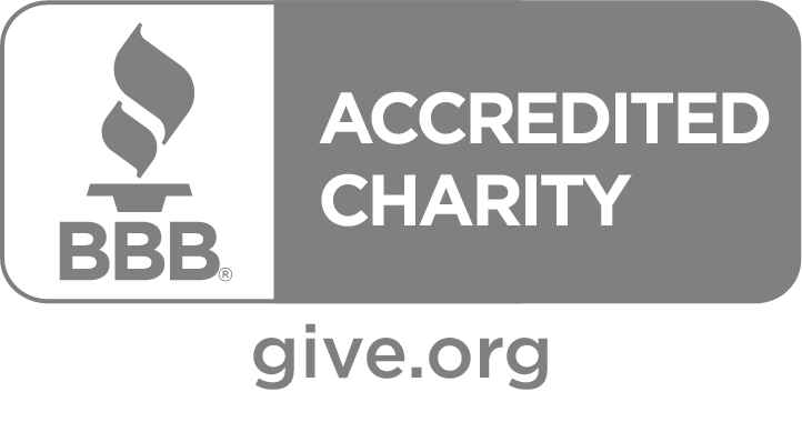 logo that says BBB accredited charity, give.org