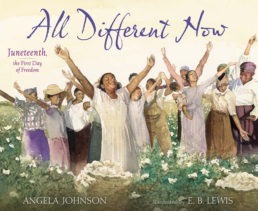 cover art of "All Different Now" with group of people with their hands raised