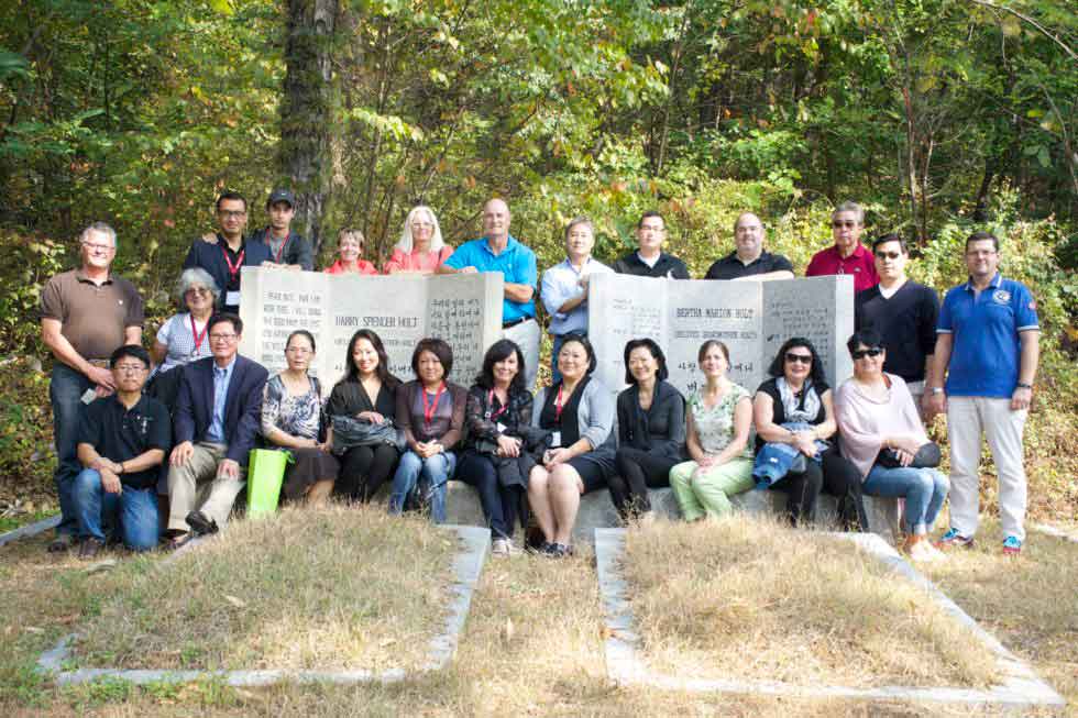Adoptees, board members and partner agencies visit the Ilsan Center, founded by Harry and Bertha Holt in 1964 to care for children unlikely to find families through adoption.
