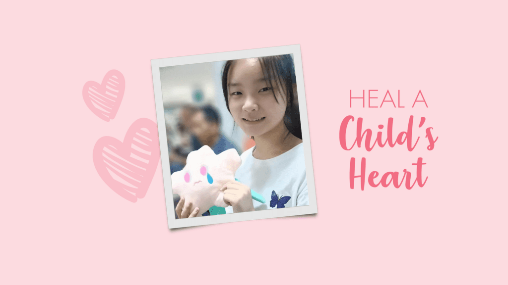 Young girls who needs a heart surgery in China