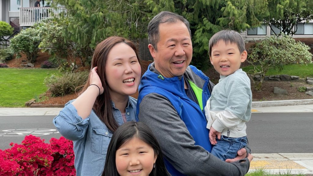 A Korean adoptive family