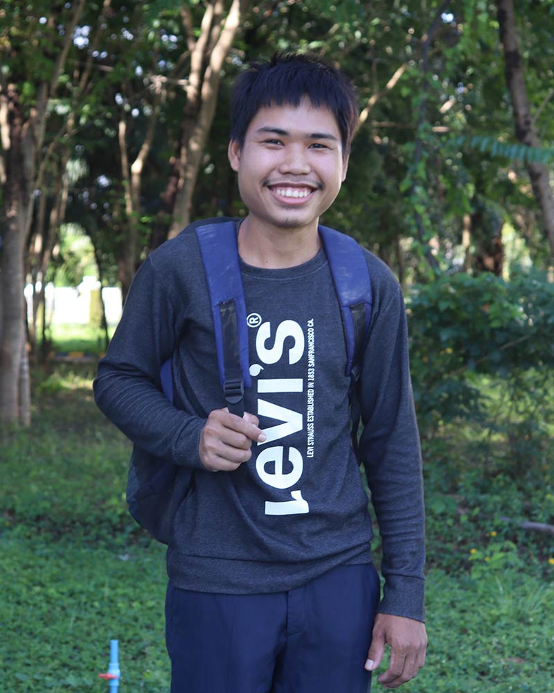 cambodian boy in holt education program