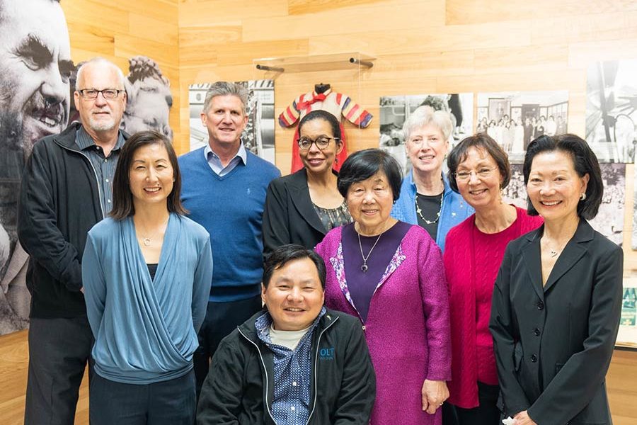 Nancy Kim and members of Holt's Board of Directors