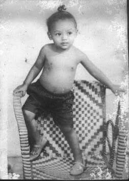 Thuy Williams as a baby in Vietnam