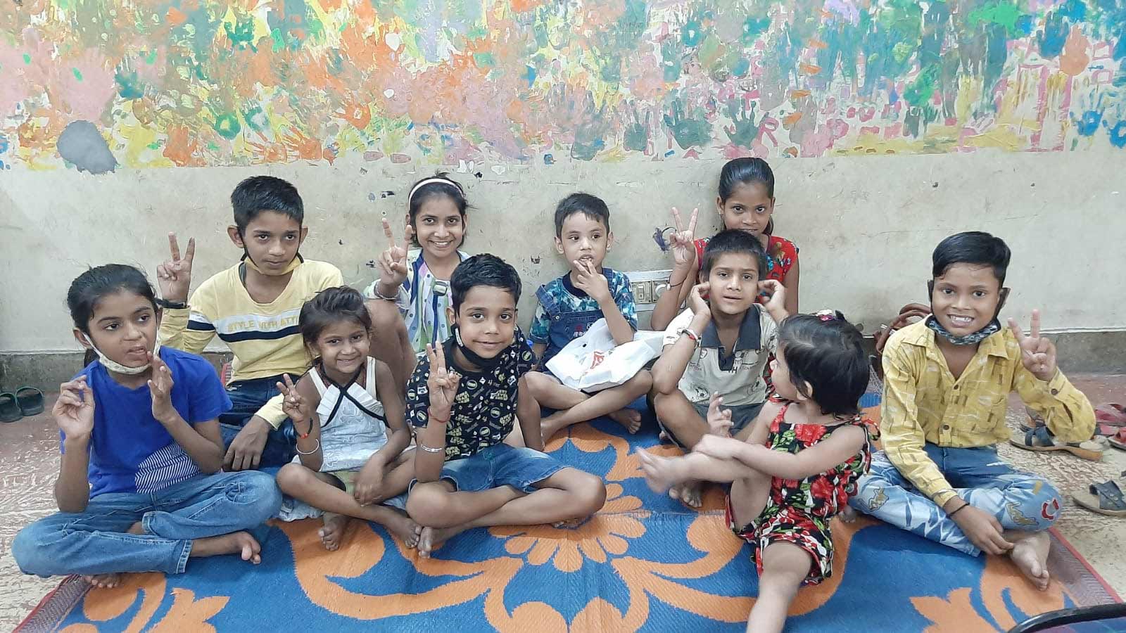 Group of Holt-supported children in Delhi, India