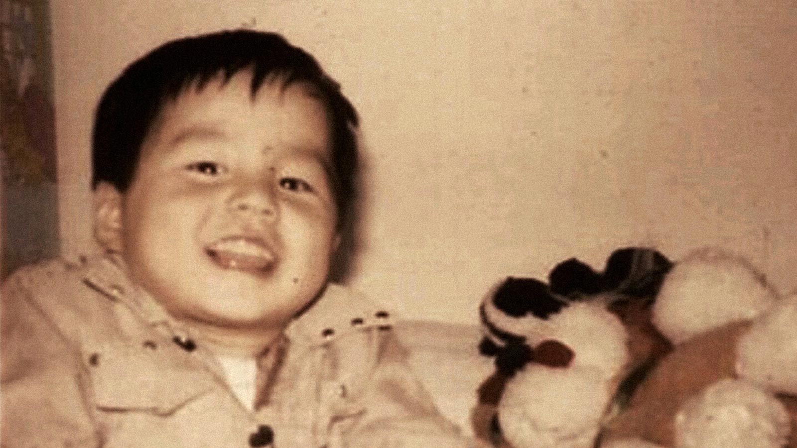 Holt board chair Derek Parker as a child in Korea