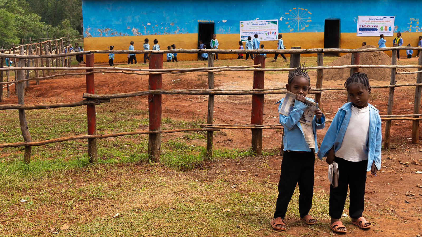 school kids in Ethiopia